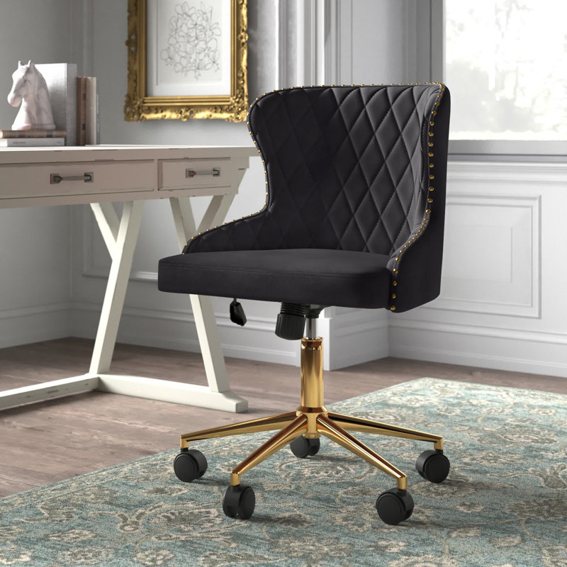 Kelly Clarkson Home Kali Velvet Task Chair & Reviews Wayfair